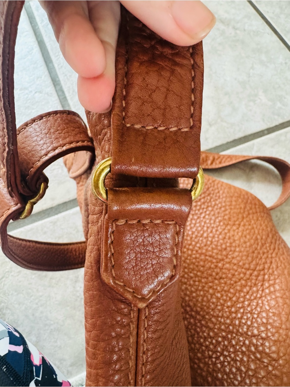 Vintage Coach Sonoma Bucket Bag Brown Pebbled Leather Crossbody USA Made 4905 - Picture 4 of 13
